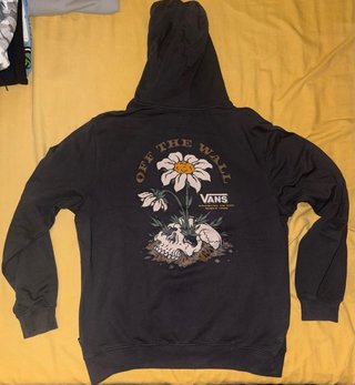 Sudadera Vans Negra con Calavera