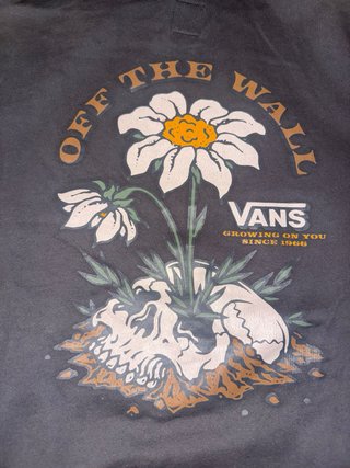 Sudadera Vans Negra con Calavera