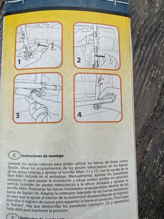 Barras separadoras animales coche plegables