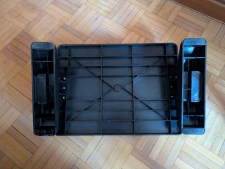 Reposapiés ergonómico negro