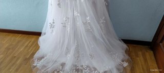 Vestido de Novia Blanco con Encaje