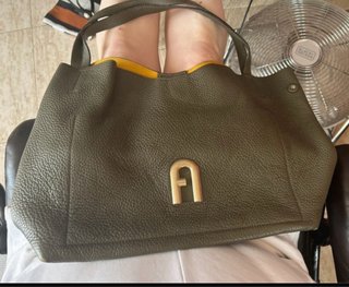 Bolso Furla Piel Verde Caqui