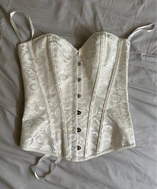 Corsetto vintage bianco taglia 38