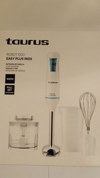 Batidora Mano Taurus 600 Easy Plus Inox