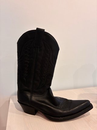 Botas cowboy Sendra piel negra unisex
