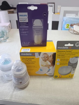Pack Biberones, Discos y Bolsas y pezoneras