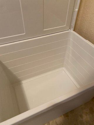 Caja de almacenaje IKEA SOCKERBIT blanca