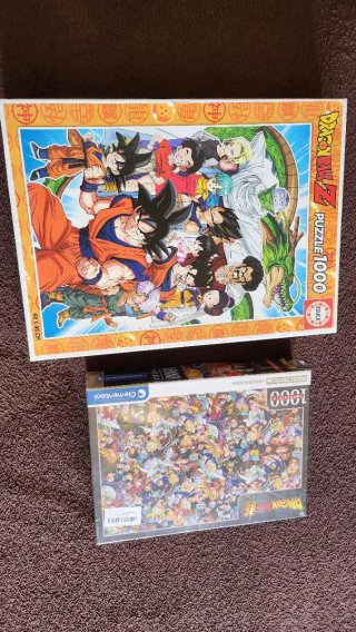 2 Puzzles Dragon Ball, uno sin abrir.