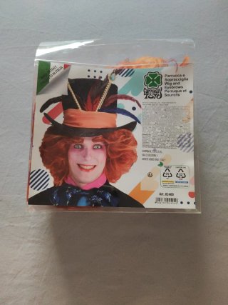 Peluca y Cejas Sombrerero Loco Carnival Toys