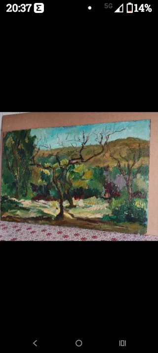 Dipinto ad olio paesaggio