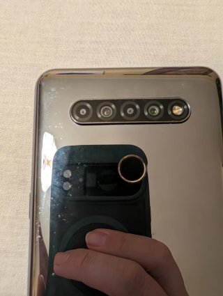 Teléfono LG K 61Negro/Plateado