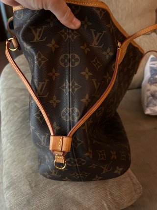 Bolso Tote estilo Louis Vuitton Grande Piel Lona