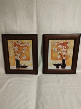 2 Cuadros Decorativos Florales
