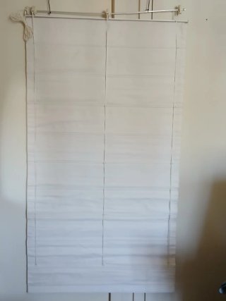 3 Tende a rullo con aste extra lunghe: 274x127cm