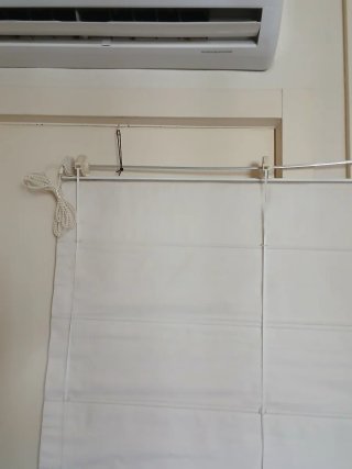 3 Tende a rullo con aste extra lunghe: 274x127cm