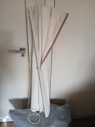 3 Tende a rullo con aste extra lunghe: 274x127cm