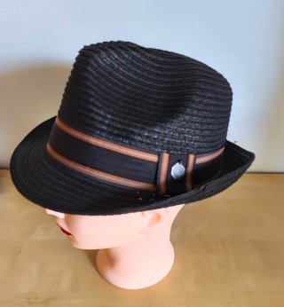 Cappello stile Cowboy Campagna Nero