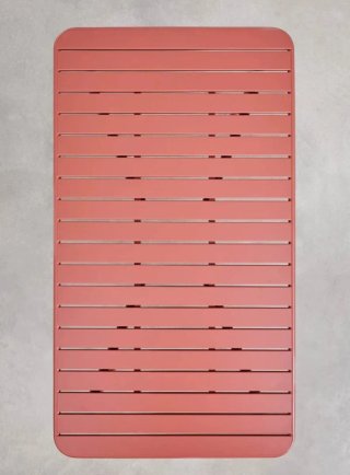 Mesa Jardín Florida Acero 160x90 cm Roja