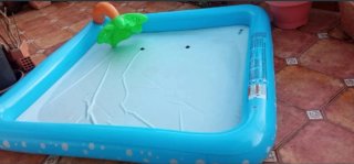 Piscina hinchable.