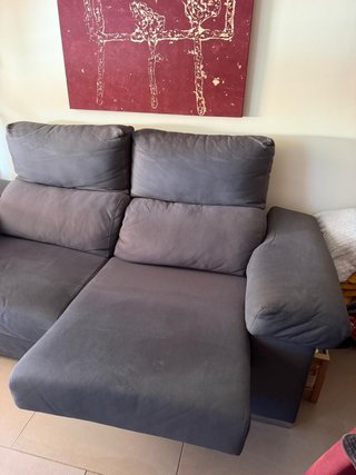 Sofá de 3 plazas gris