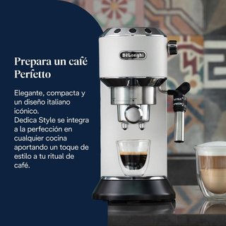 Cafetera DeLonghi Dedica EC685.W Blanca