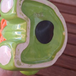 Hucha Oso Verde Cerámica