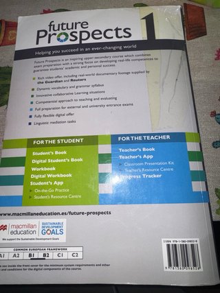 FUTURE PROSPECTS 1 Student's book: libro de tex...
