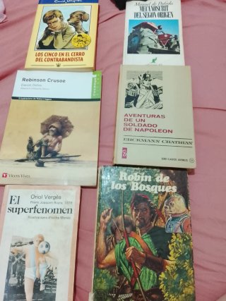 Lote 5 Libros Juveniles Clásicos