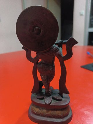 Figura Krishna Latón Antigua