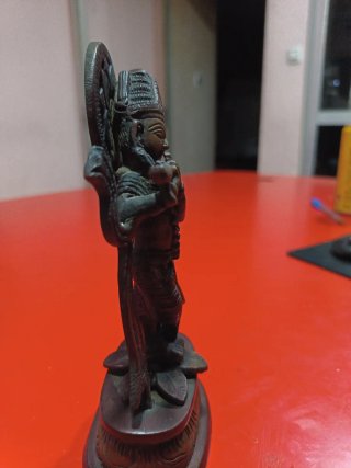 Figura Krishna Latón Antigua