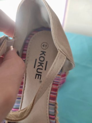Sandalias cuña Kokue Talla 41