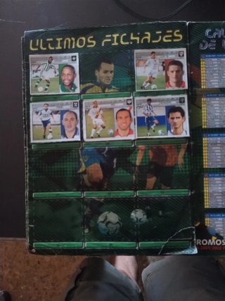 Álbum Fútbol Liga 2001-2002