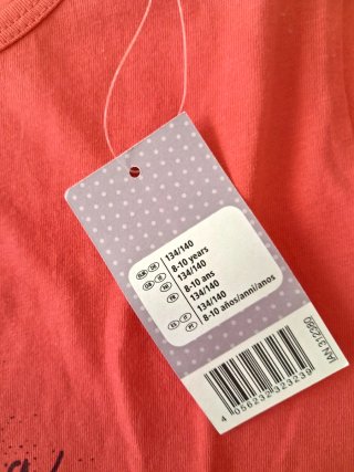 Camiseta niña 8-10 años