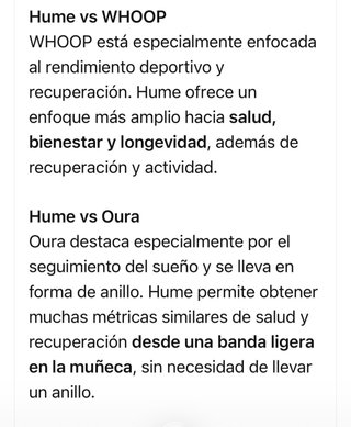 Hume Band 2.1 - Nuevo, sin estrenar