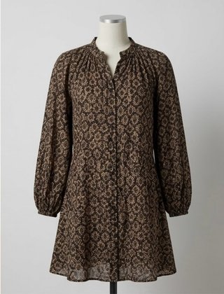 Zara Abito Corto/Tunica Boho Dettagli Oro