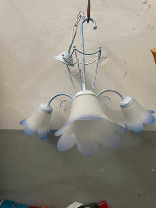 Lámpara de techo floral