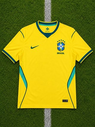 Maglia calcio Brasile Mondiali Taglia M