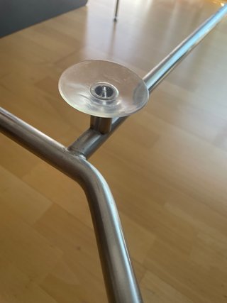 Mesa de centro moderna acero inoxidable