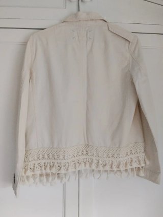 Cazadora verano chica beige