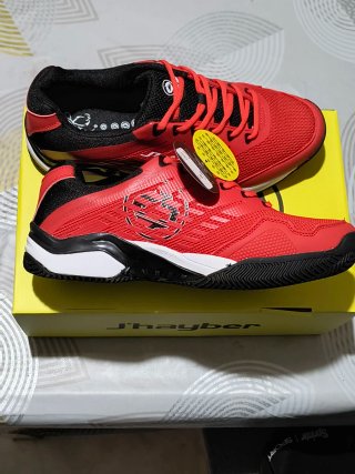 Zapatillas Padel Jhayber Tactica Rojo Varios Talle