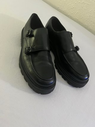 Zapatos Monk Strap Negros