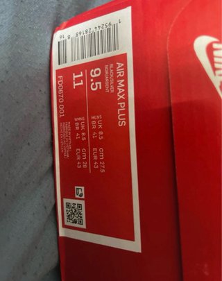 Nike Air Max Plus nere