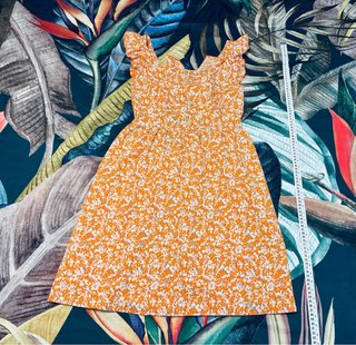 Vestido Verano Floral Escote Cuadrado Talla Unica