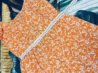 Vestido Verano Floral Escote Cuadrado Talla Unica