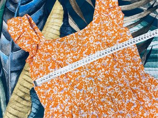 Vestido Verano Floral Escote Cuadrado Talla Unica