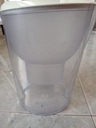 Jarra Filtrante Agua Transparente/Blanca