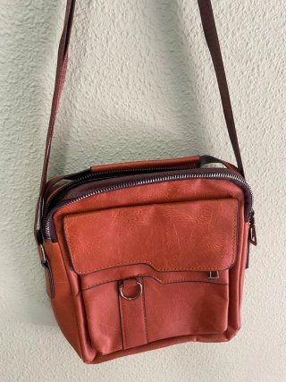 Bolso bandolera marrón