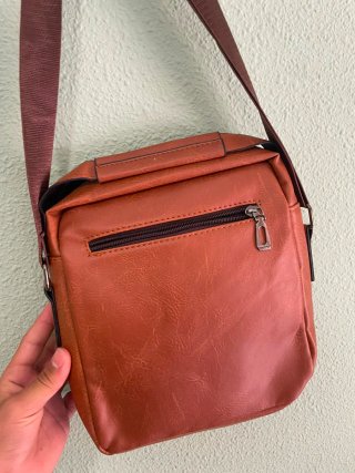 Bolso bandolera marrón