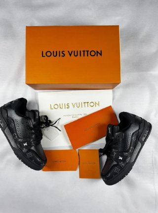 Louis Vuitton Trainer Zapatillas Negras/Grises