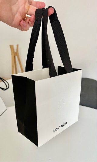 Bolso de papel marca Montblanc